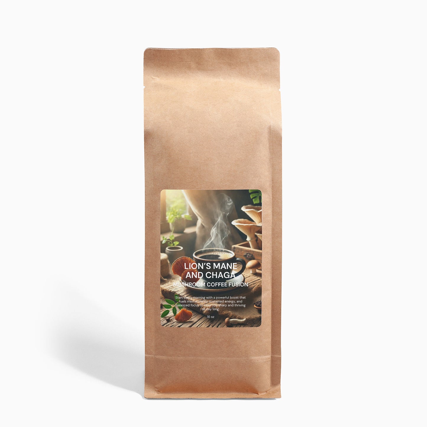 Mushroom Coffee Fusion - Lion’s Mane & Chaga 16oz